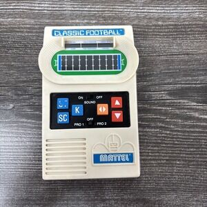 Retro Mattel Classic Football Handheld Game (2000 Re-release) – Tested & Working